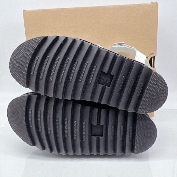 Dr. Martens Blaire Quad Women’s Platform Flats Sandals White Hydro Leather US 11 - Picture 8 of 12